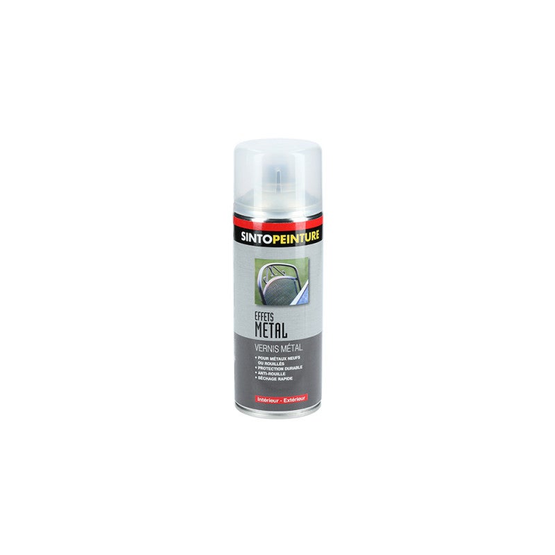 Peinture aérosol effet vernis métal mat 400ml – SINTO 925525 - 2