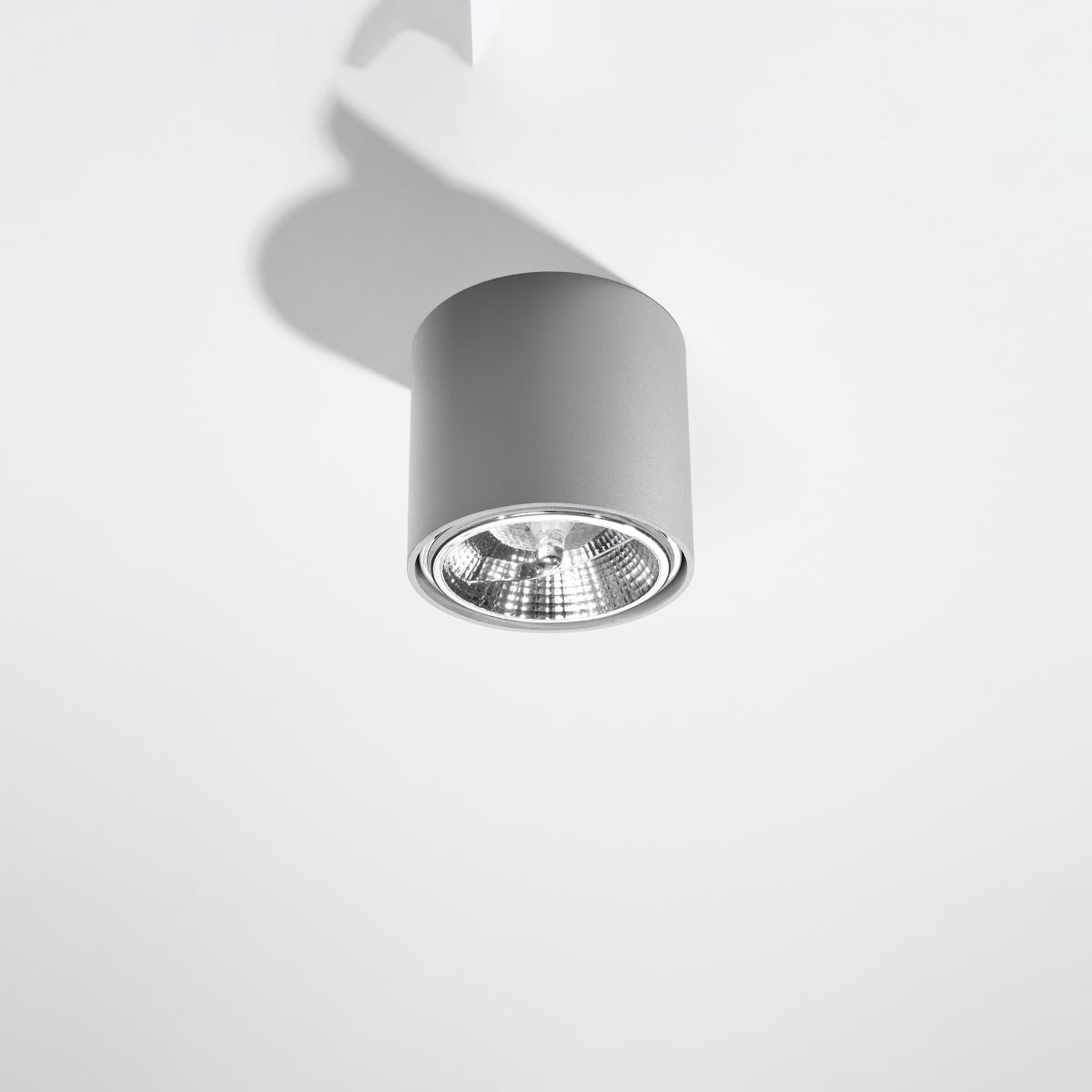 Plafon QIOLI szary LED 4000K - 12x12x11cm Sollux