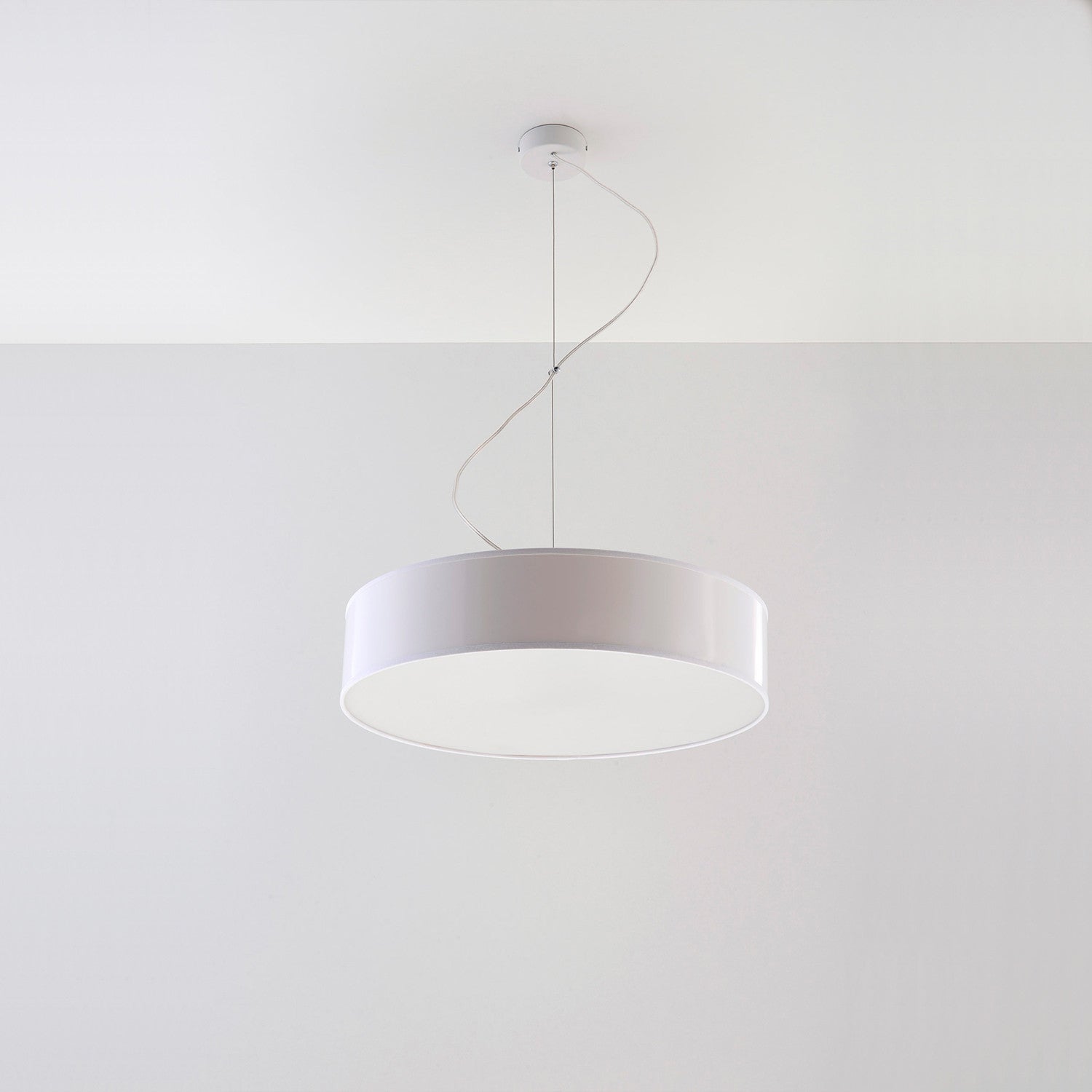 Lampa wisząca Arena biała 3xE27x60W wym: 80 x 45 x 45 cm tworzywo sztuczne Sollux Lighting