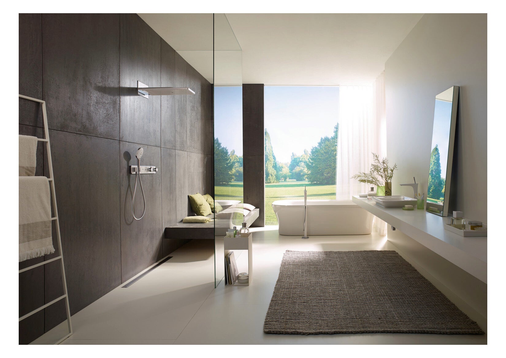 HANSGROHE Rainmaker Select 580 cabeza de ducha 3 chorros blanco cromo - 7