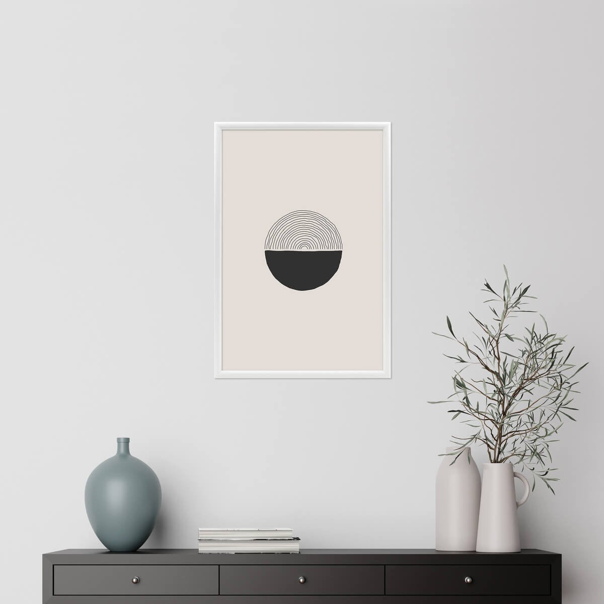 Cadre photo Essentiel exposition blanc 30x45 cm - 2