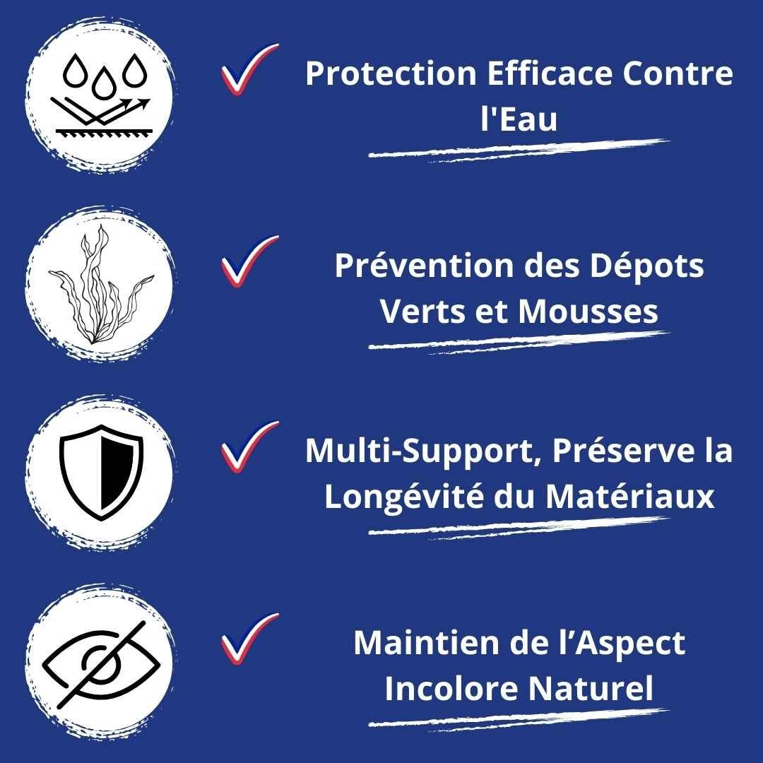 Hydrofuge Toiture - 1 L - Codeve Bois - Pour Toiture En Tuile, Ardoise, Terre Cuite, Béton, Fibrociment, Lauze. - 3