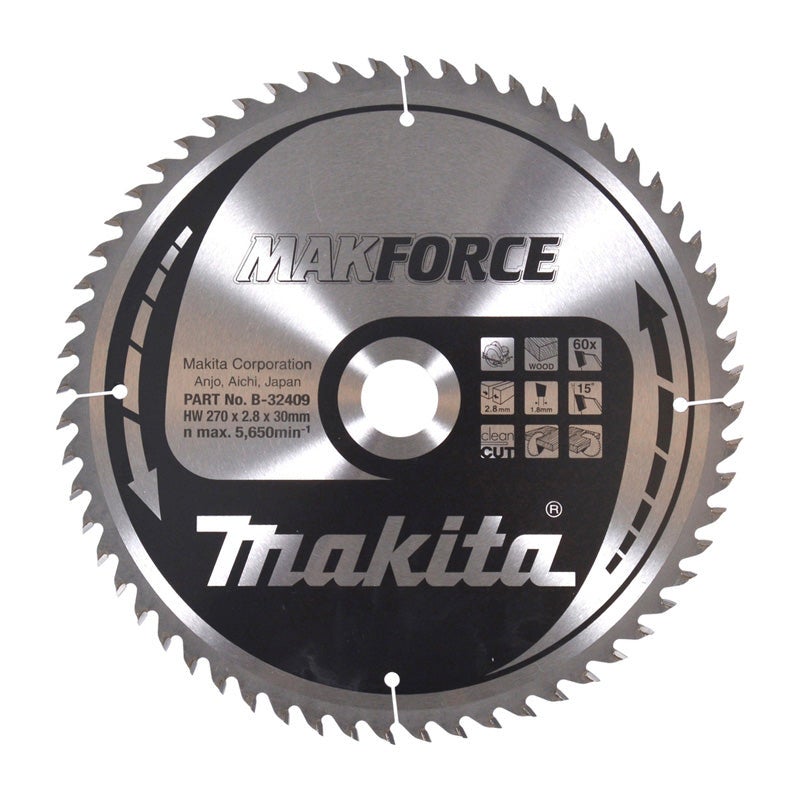 Tarcza pilarska Makita MAKFORCE 270x30x60Z - B-32409
