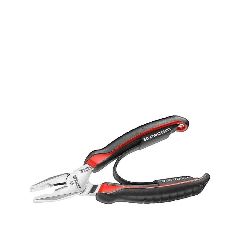 Szczypce uniwersalne Facom SC.187.16CPE 165 mm stal kuta czerwono-czarne
