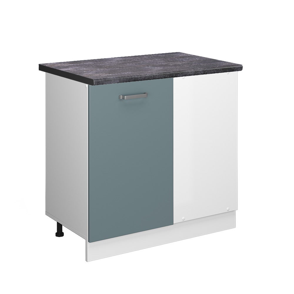 Vicco Szafka narożna R-Line, Niebiesko-szary, 86 cm , BP Antracyt