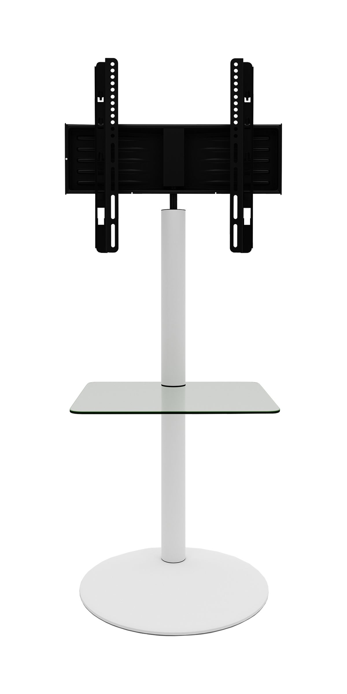 Pied de TV Alu Verre Télévision Zental Z | Leroy Merlin