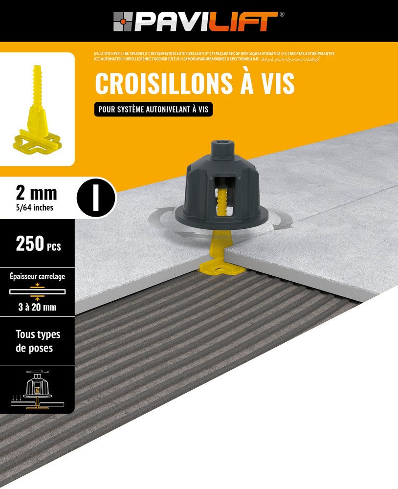 250 Croisillons en 