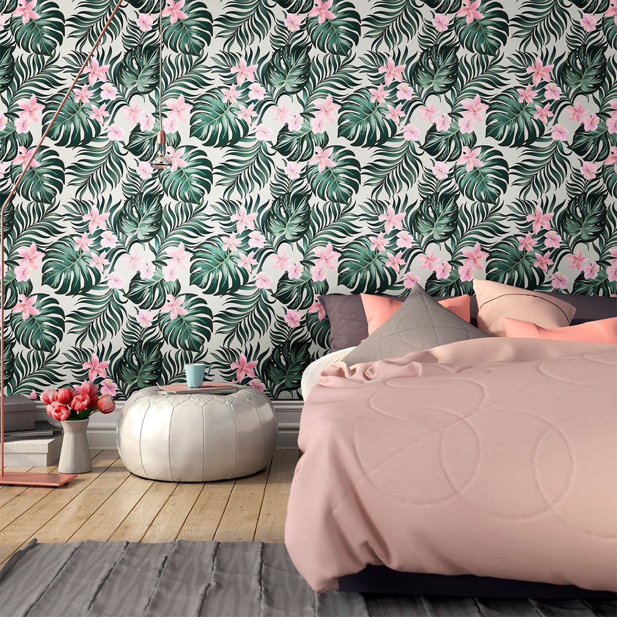 Adesivo carta da parati tropicale El Alto - Sticker adesivo - adesivi murali - 40x40cm - 3