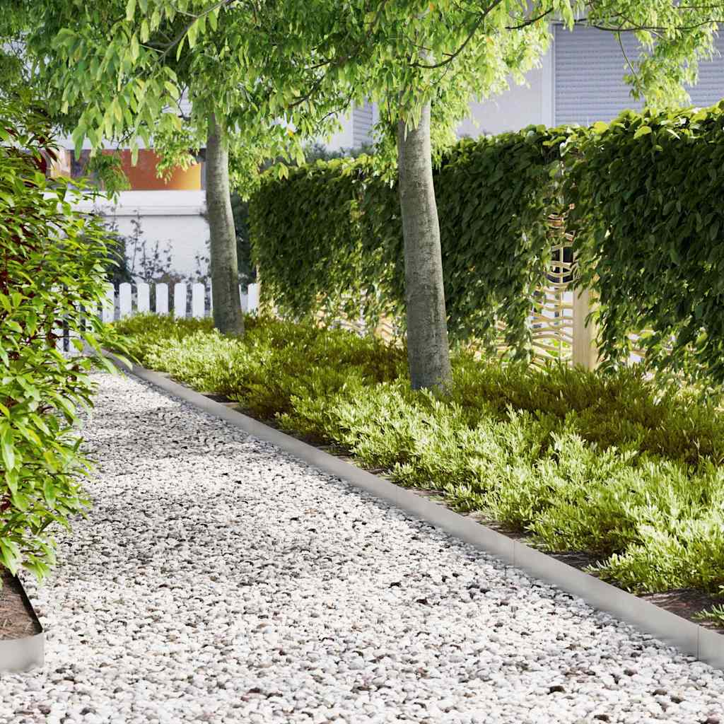 maison-exclusive-bordures-de-pelouse-20-pcs-argent-100-x-0-5-x-15-cm