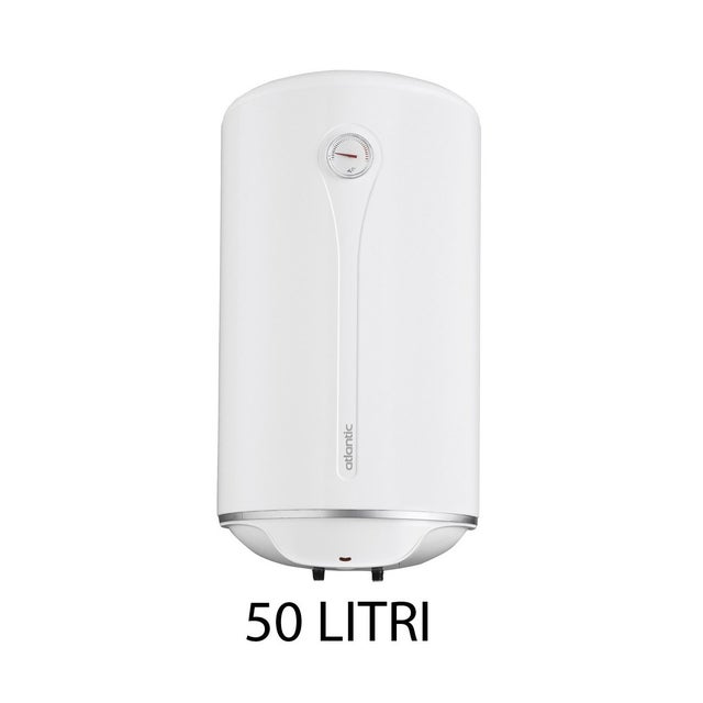 Scaldabagno Elettrico 50 Litri Verticale Scaldacqua con Resistenza Termostato