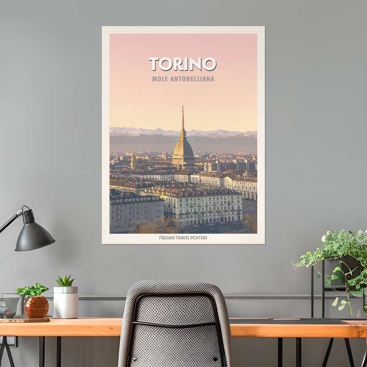 Poster Torino: Mole antonelliana (stampa su carta, 40x30 cm, senza cornice) - 3