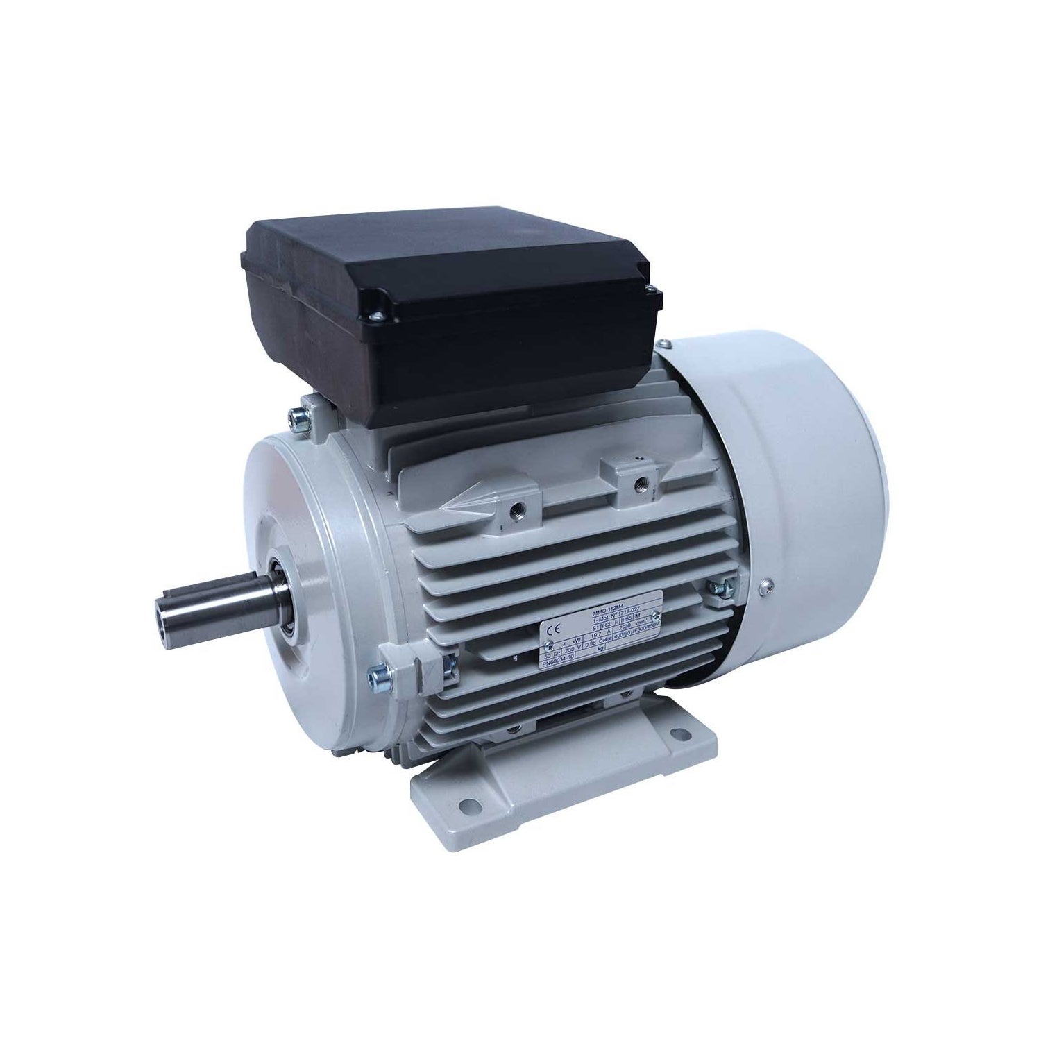 Moteur électrique Monophasé 220v 4kw 3000tr/min - Mmd112m2b3 Bride B3 ...