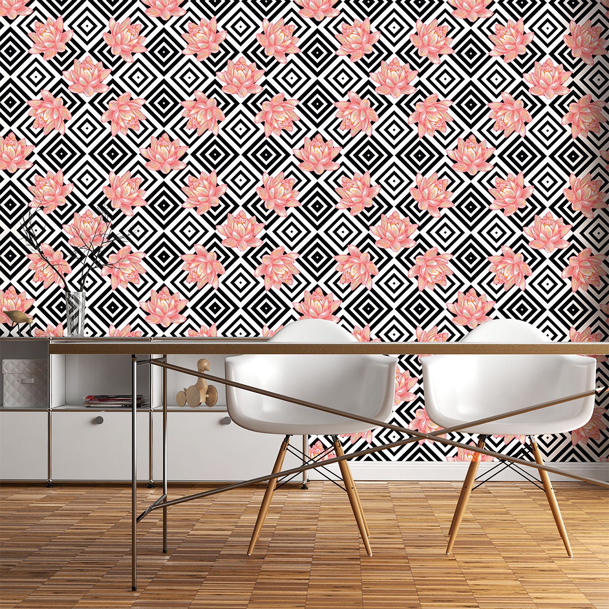 Adesivo carta da parati tropicale Anguilla - Sticker adesivo - adesivi murali - 40x40cm - 3