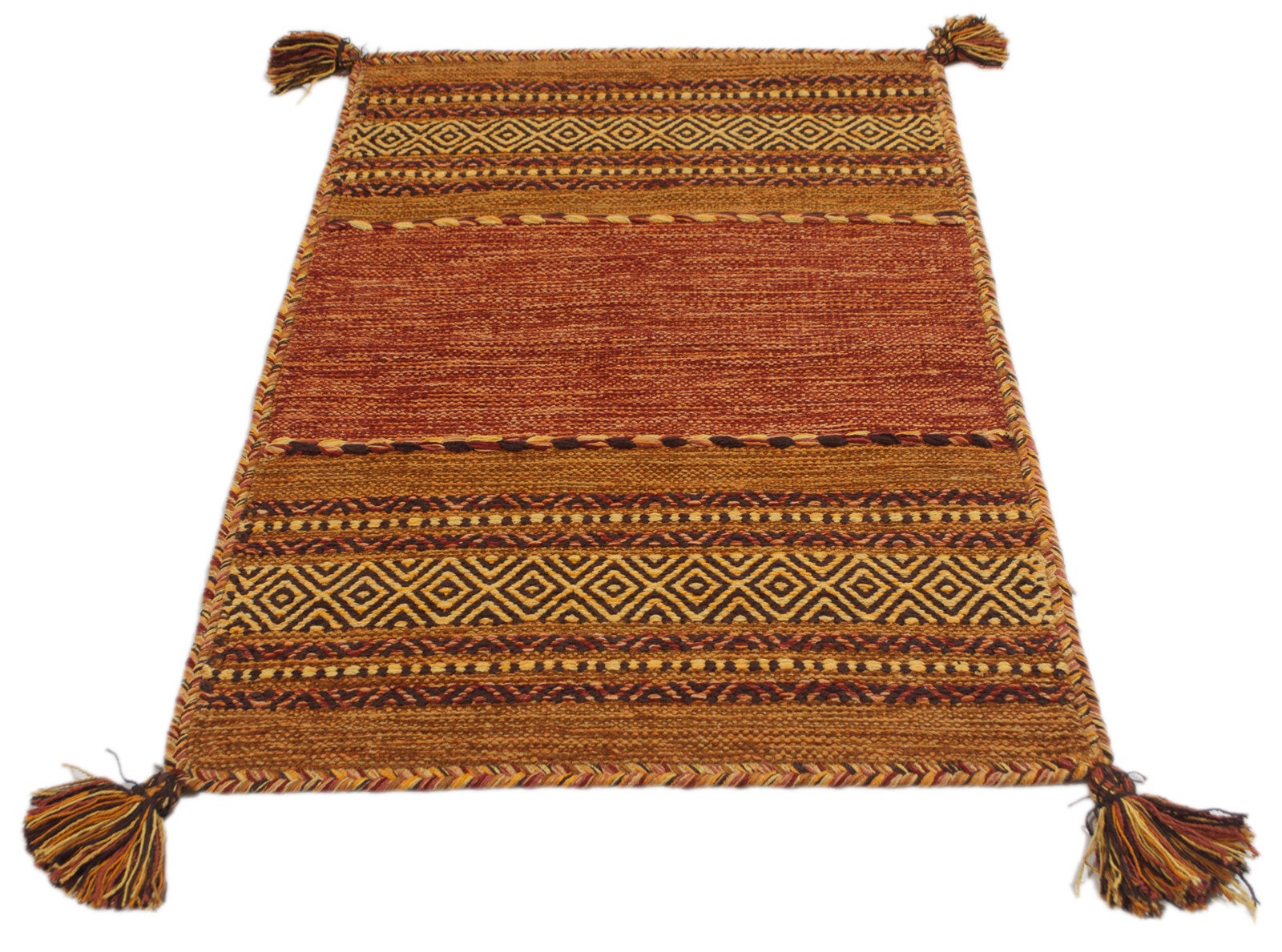Kilim Lory tribal 100% bawełna, indyjski, ręcznie robiony 200x60 cm