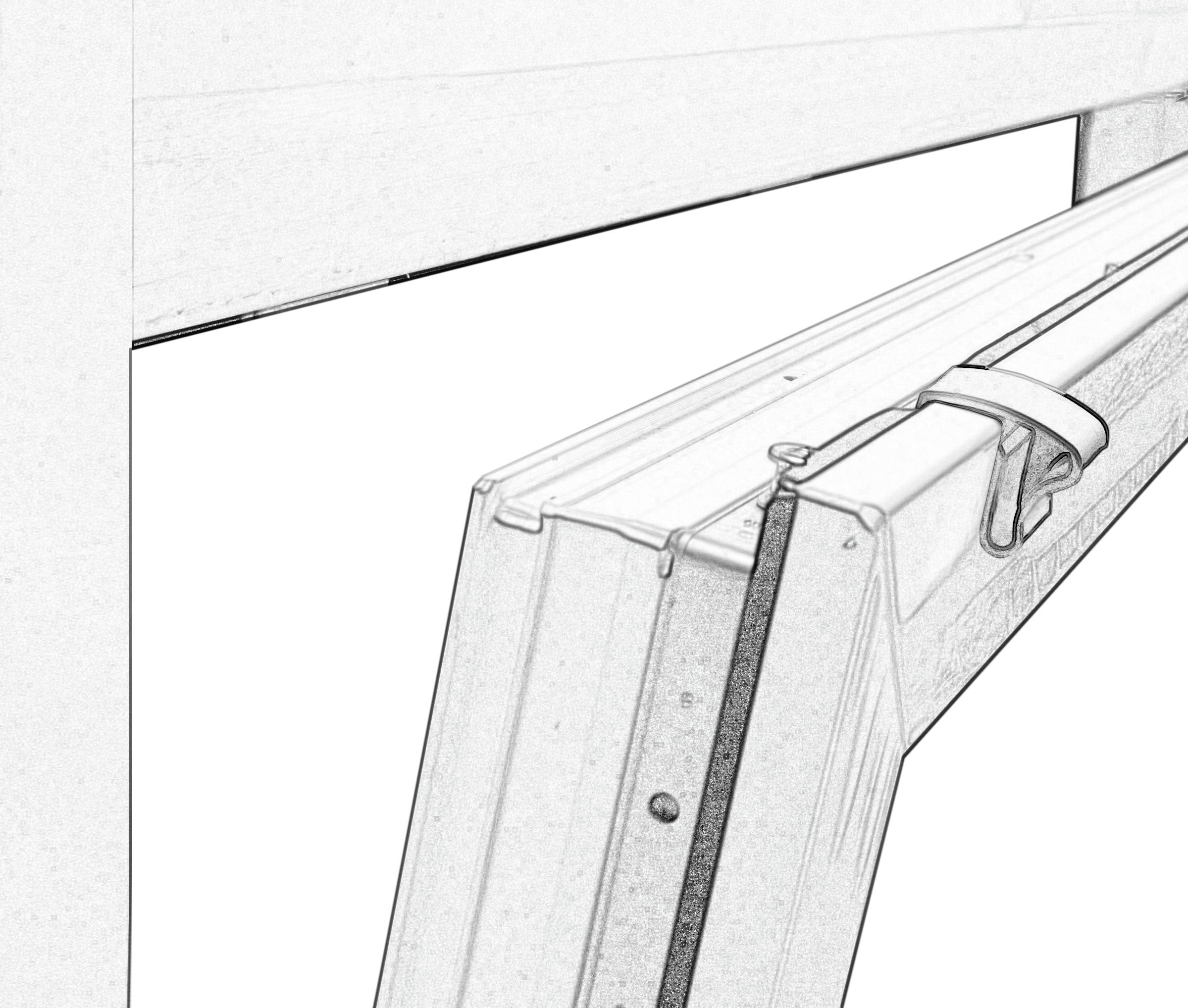 Veneziana Alluminio GARDINIA 70x175 Cm – Lamelle Orientabili, Bianco, Montaggio A Parete O Soffitto, Kit Incluso