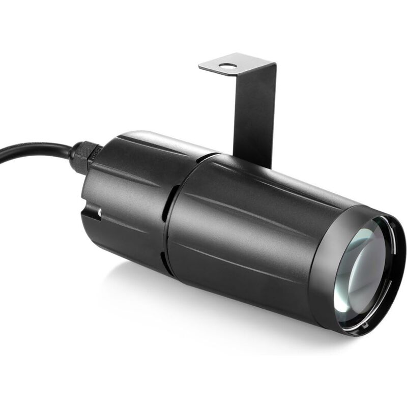 Proiector LED 3W cu fascicul alb, spot luminos cu efect disco, DJ, scenă, lumini pentru KTV, bar, club, petrecere, ștecher UE