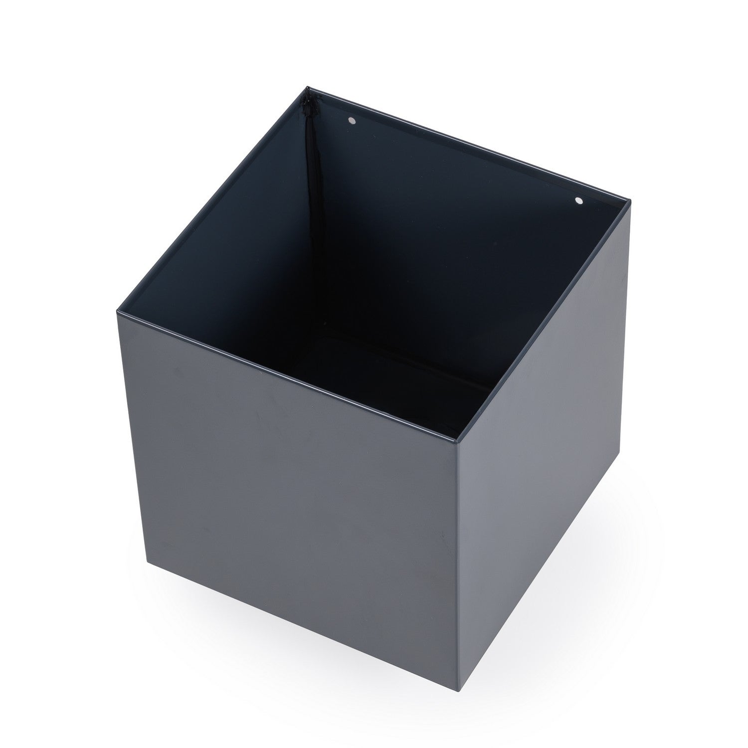 Boite à eau gris anthracite RAL 7016 200 x 200 sortie Ø 100 avec grille anti-feuilles - LPP - 4