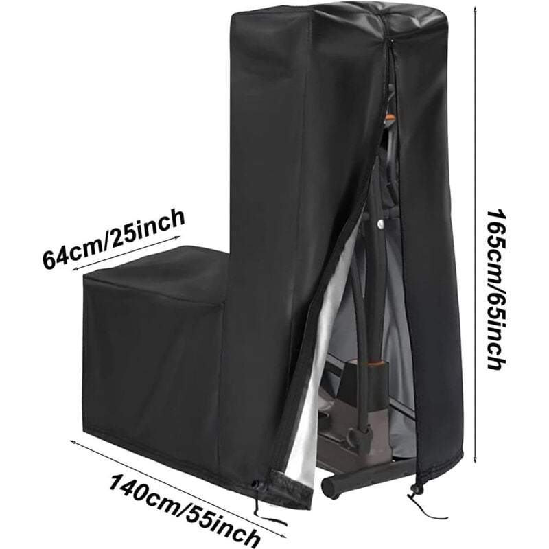 Housse imperméable pour Machine elliptique, Housse pour vélo elliptique, bâche complète Oxford , Housse de vélo elliptique, Protection-165*65*140cm - 2