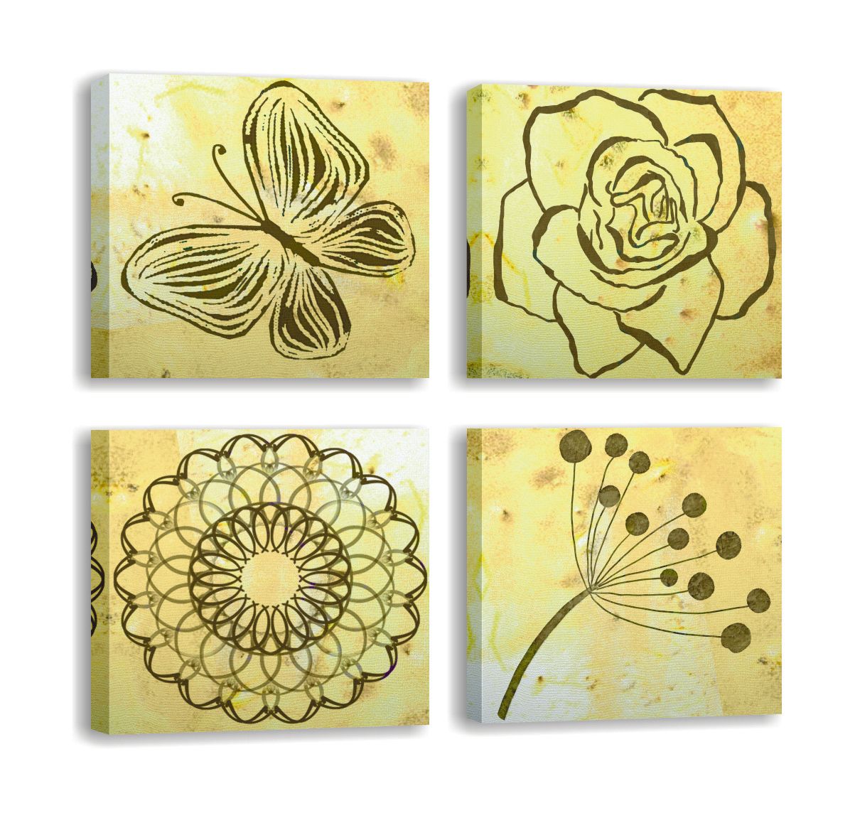 Lot De 8 Appareils Photo Jetables Flower Power – Fleurs & Papillons Colorés Avec Flash, Piles Et Film Inclus (27 Photos Chacun)