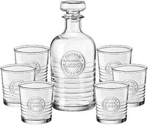 Set 6 Bicchieri D'Acqua Villa D'Este - Vetro Con Decoro Intreccio, Stile Cottage - Foto 4