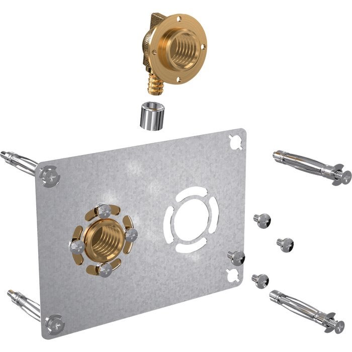 Sortie cloison ROBIFIX 50mm PER Ø12-M 3/8 à sertir - 2