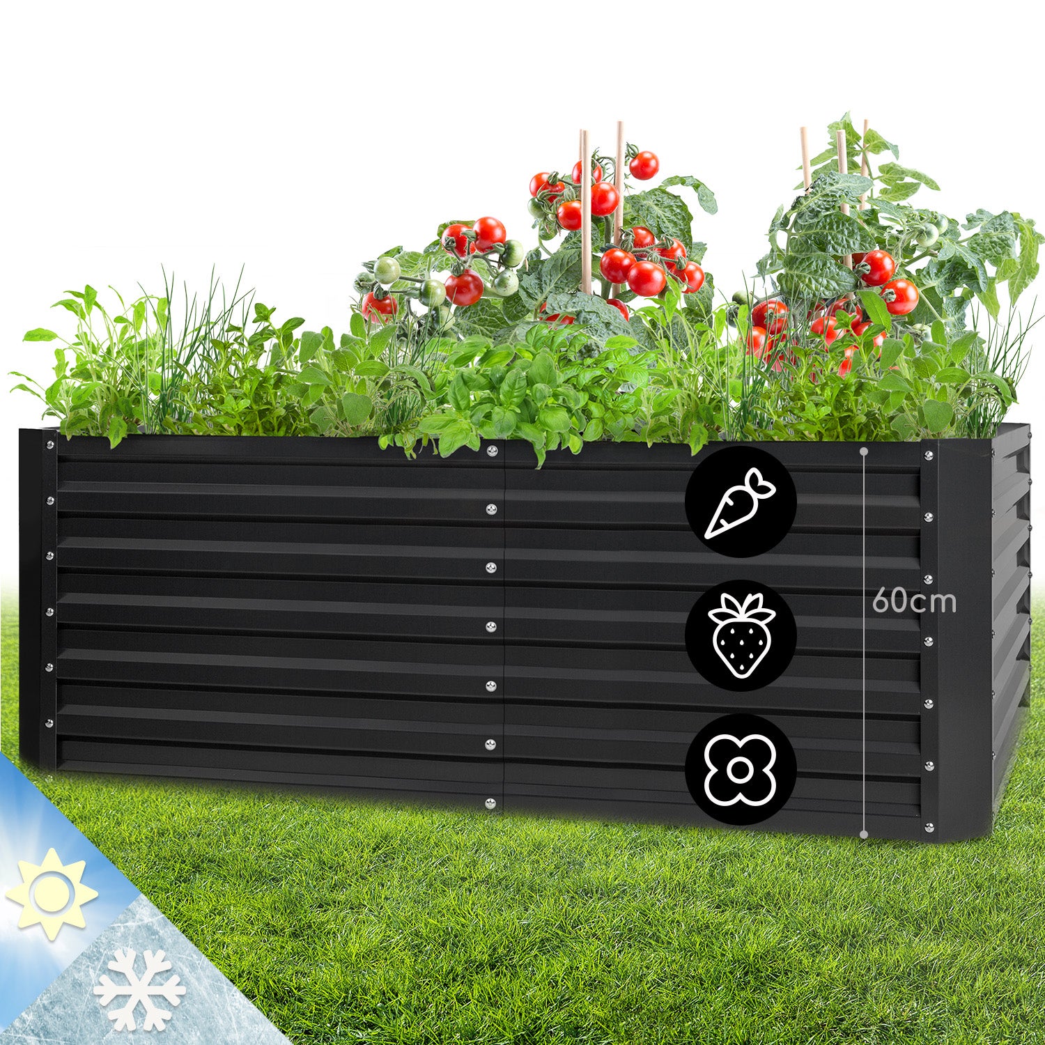 Blumfeldt Jardiniere Sur Pieds, Espace Potager Sur Pied Jardinage