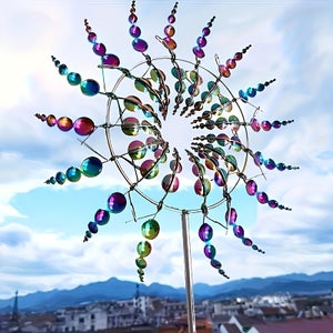 Lot De 36 Moulins à Vent Arc-en-Ciel 15 Cm - Déco Jardin Enfants Pelouse Fête Extérieur Coloré
