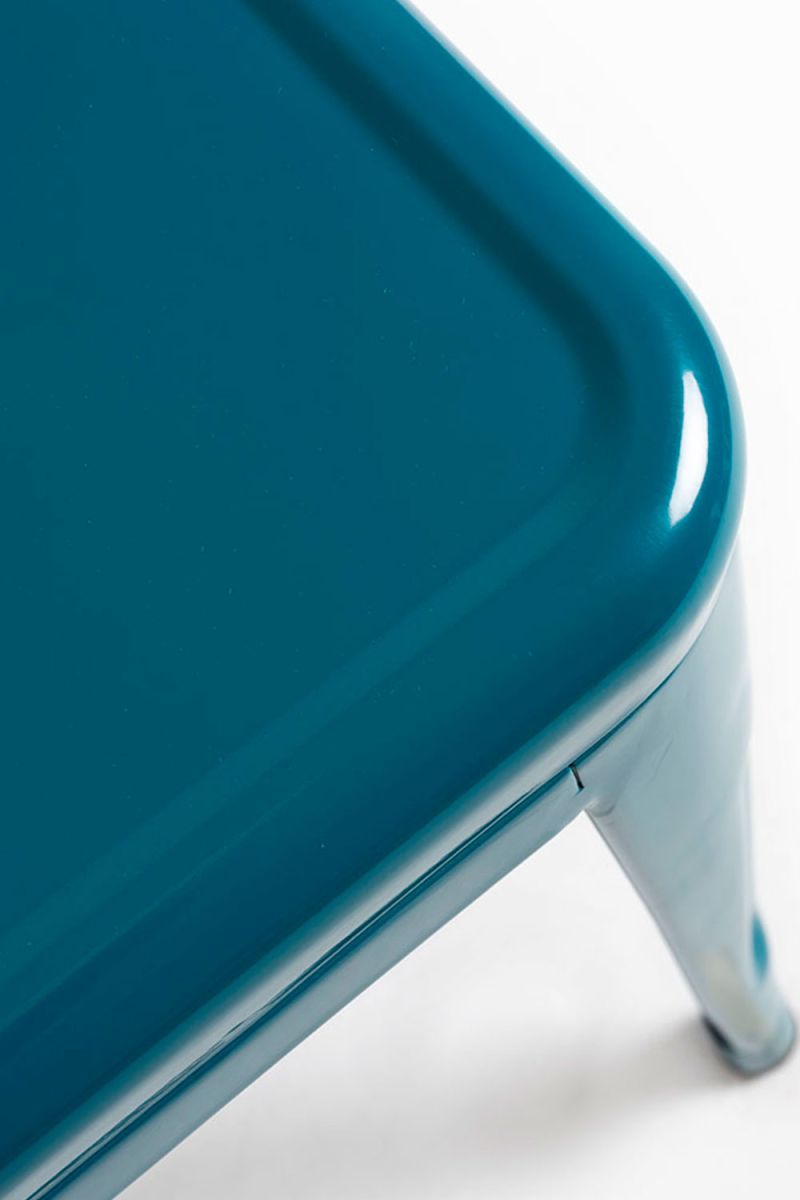 Pack 6 Taburetes Torix Pequeños - Verde azulado - 5