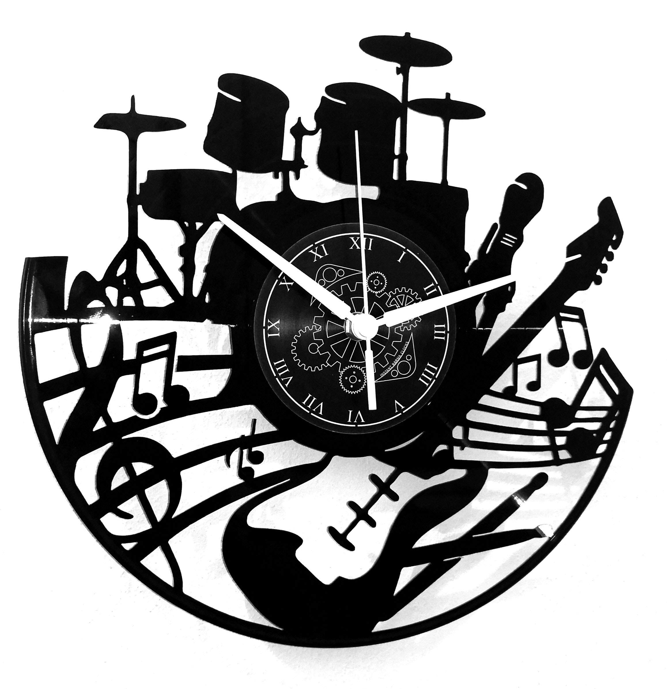 Instant Karma Clocks Orologio Da Parete in Vinile Bassista