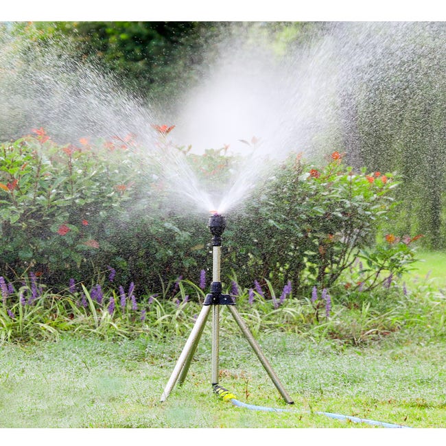 Lot De 3 Arroseurs De Jardin Rotatifs 360° - Réglage Angle 90°/180°/360° - Pour Pelouse, Potager, Fleurs - Installation Facile Sur Tuyau