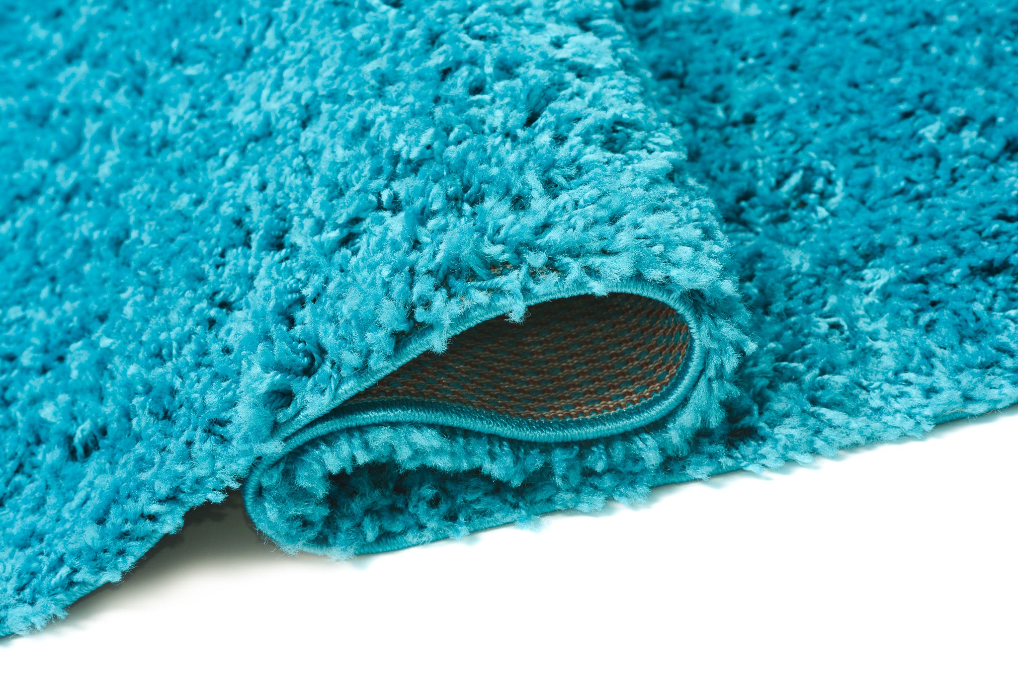 Tapiso Essence Tapis Shaggy Poil Long Moderne Turquoise Uni Salon Chambre Ado Enfant Moelleux Super Doux OEKO-TEX 120 x 170 cm - 4