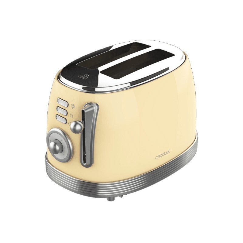Cecotec Amarillo Tostadora Vintage 800 Light Yellow 850 W - Imagen 2