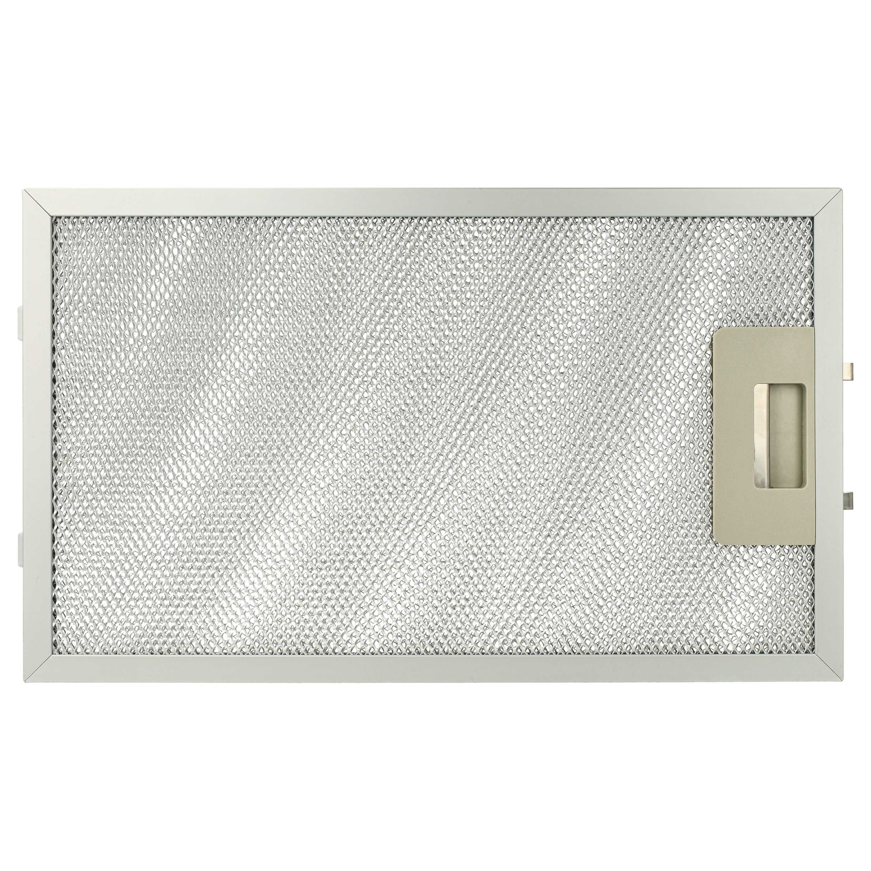 Vhbw 2x Metallfettfilter Für AEG Dunstabzugshaube 8160D – Spülmaschinenfest, 32,5x19,6cm, Silber