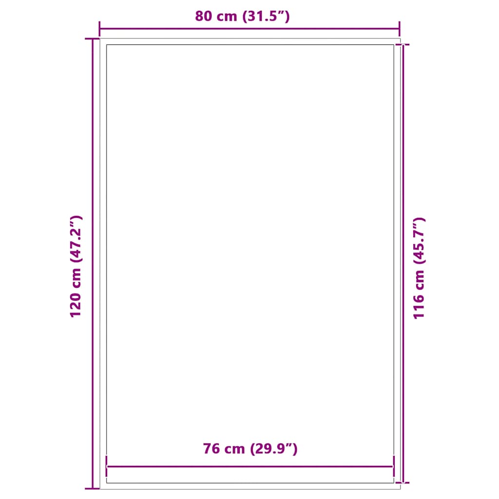 Maison Exclusive - Paillasson Gris 80x120 cm - 6