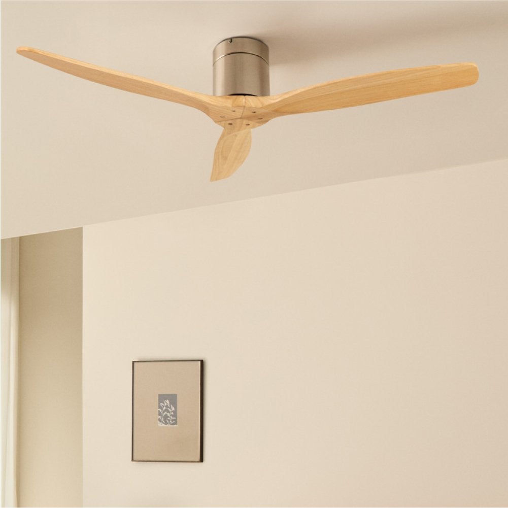 CREATE - WIND CALM M - Ventilateur de plafond silencieux 40W avec pales techniques en ABS Ø132cm sans eclaraige sans wifi - 2