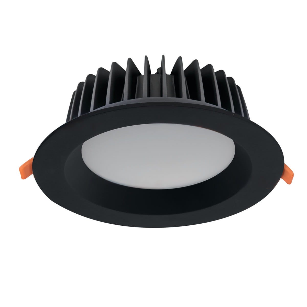 Oprawa stropowa sufitowa wpuszczana Tiberi czarna LED 40W 4000K 3800lm wym: 23 x 23 cm okrągła Kanlux