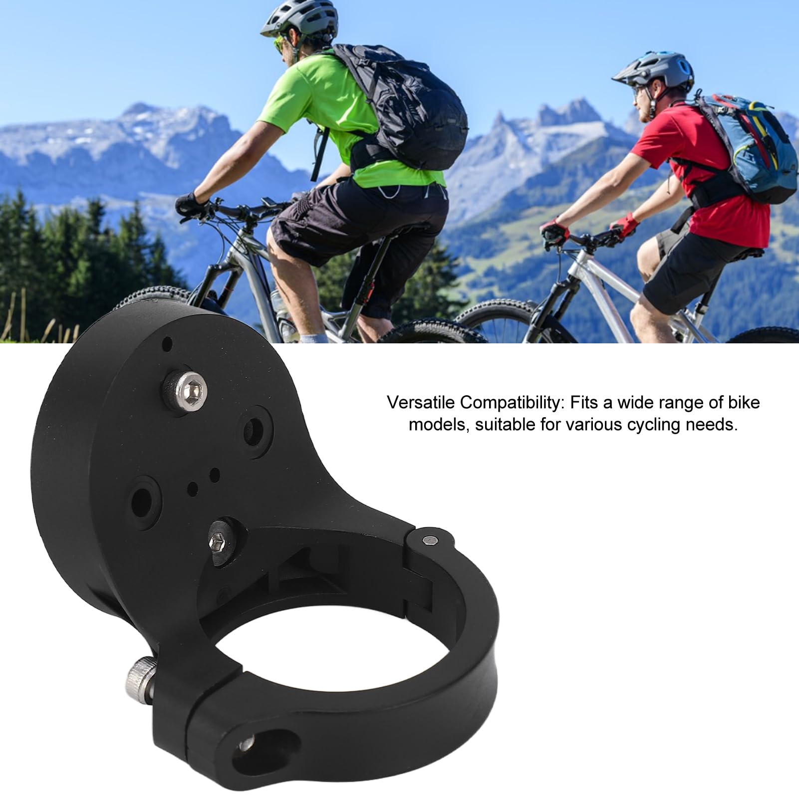 Support De Feu Arrière Pour Vélo - Fixation Sur Tige De Selle, Antivibration