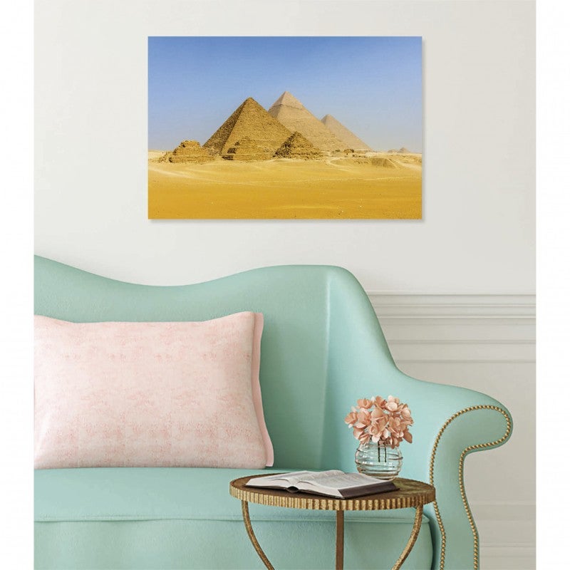 Runa art Tableau Décoration Murale Pyramide Egypte 200x95 cm - 4