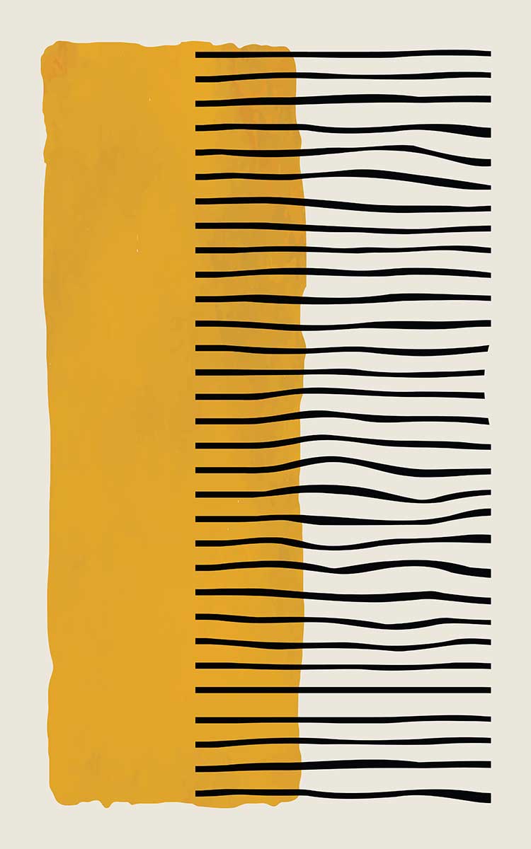 Tableau Minimalist Yellow - 50x80cm - made in France | Leroy Merlin