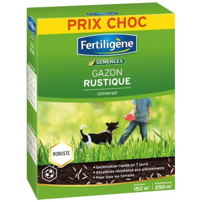 FERTILIGENE Gazon Rustique Universel - 3,75 kg - 3