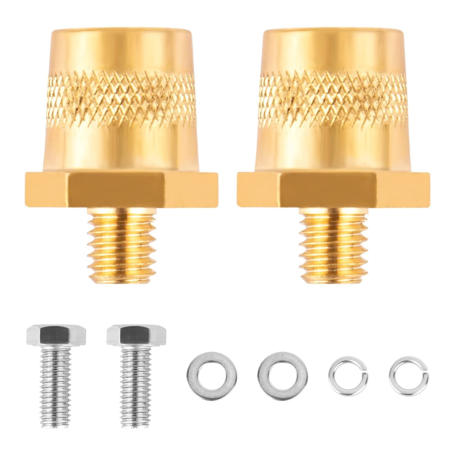 Adaptateurs De Bornes De Batterie 6V/12V - Paire De Cosses En Alliage - Ouverture Ajustable - Pour Voiture, Bateau, Camping-car