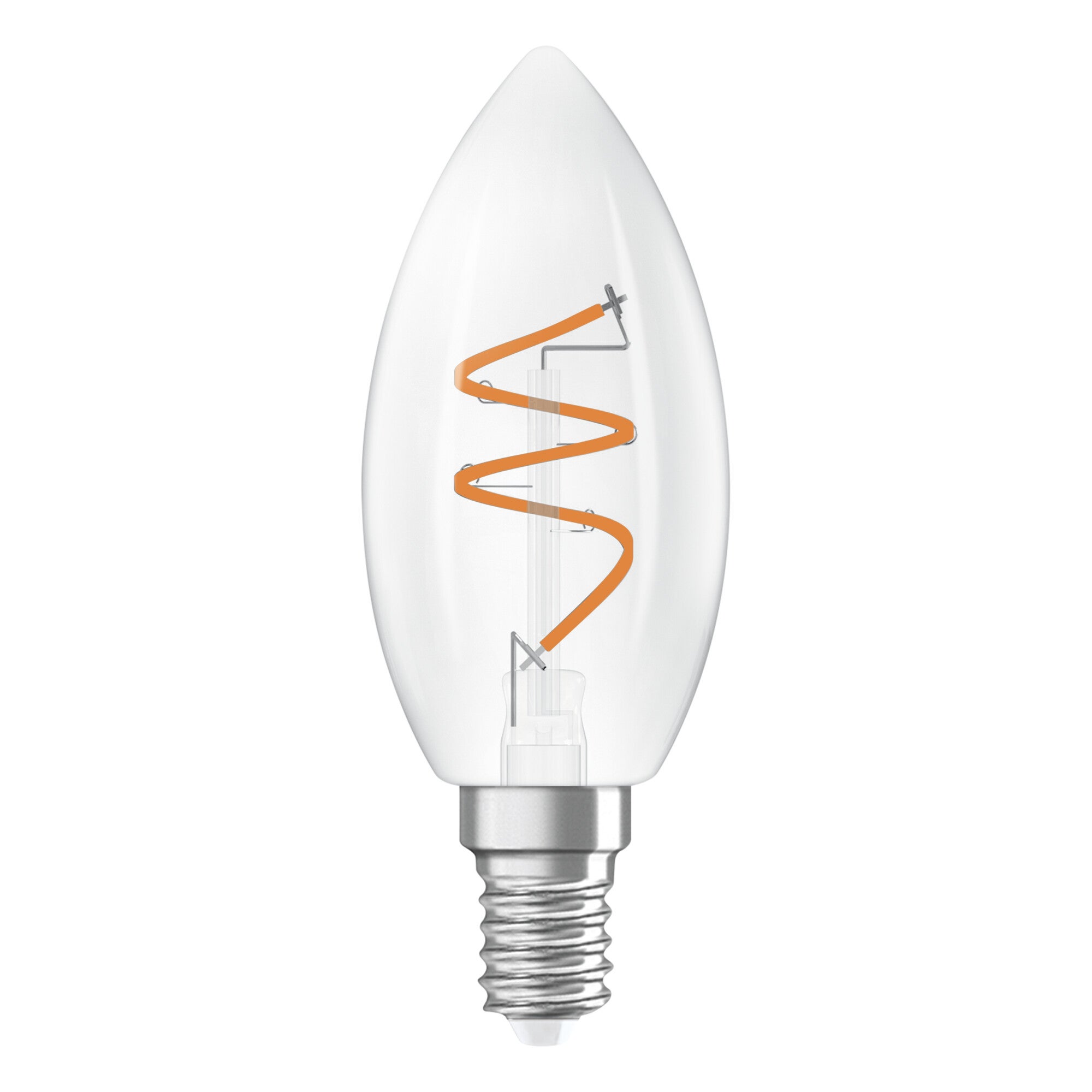 OSRAM Vintage 1906 Classic est une blanc chaud à intensité variaben forme de mini bougie avec un filament en spirale. Il propose 3,1 W, 300 lm,E14, - 5