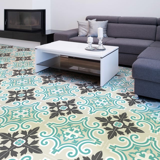 Naklejka tablicowa kredowa – ścieralna naklejka ścienna – MAŁE SERDUSZKA – 120x95cm