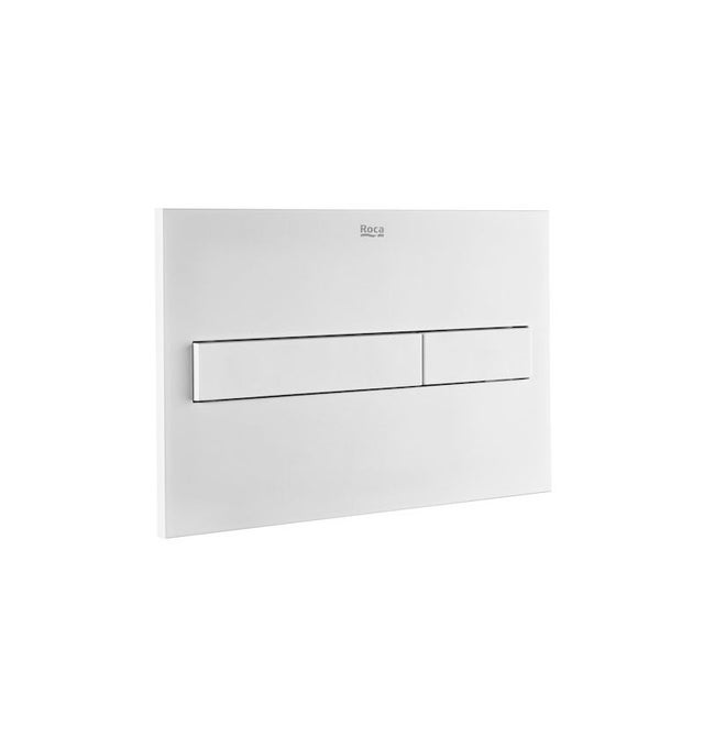 Placa de Accionamiento PL7 Dual Blanco Mate - ROCA