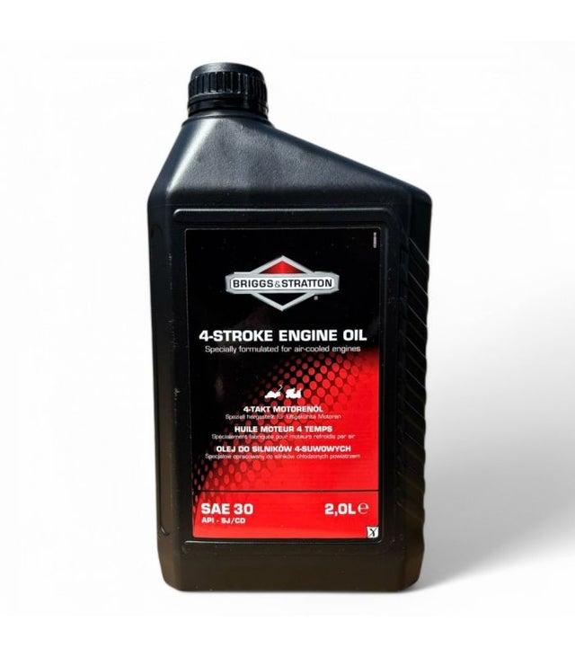 Huile moteur 4T SAE 30, API SJ/CD, 2 litre - Briggs & Stratton 100008E