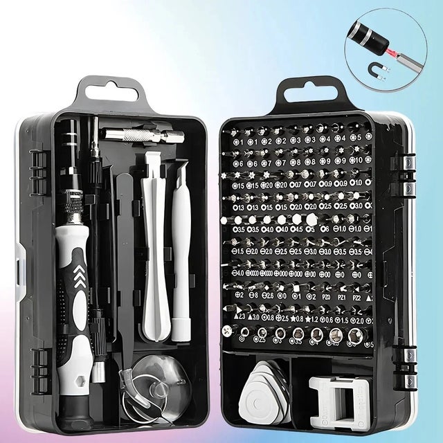 Set De 25 Tournevis Magnétiques - Boîtier Compact - Embouts Torx Et Variés - Acier Chrome Vanadium