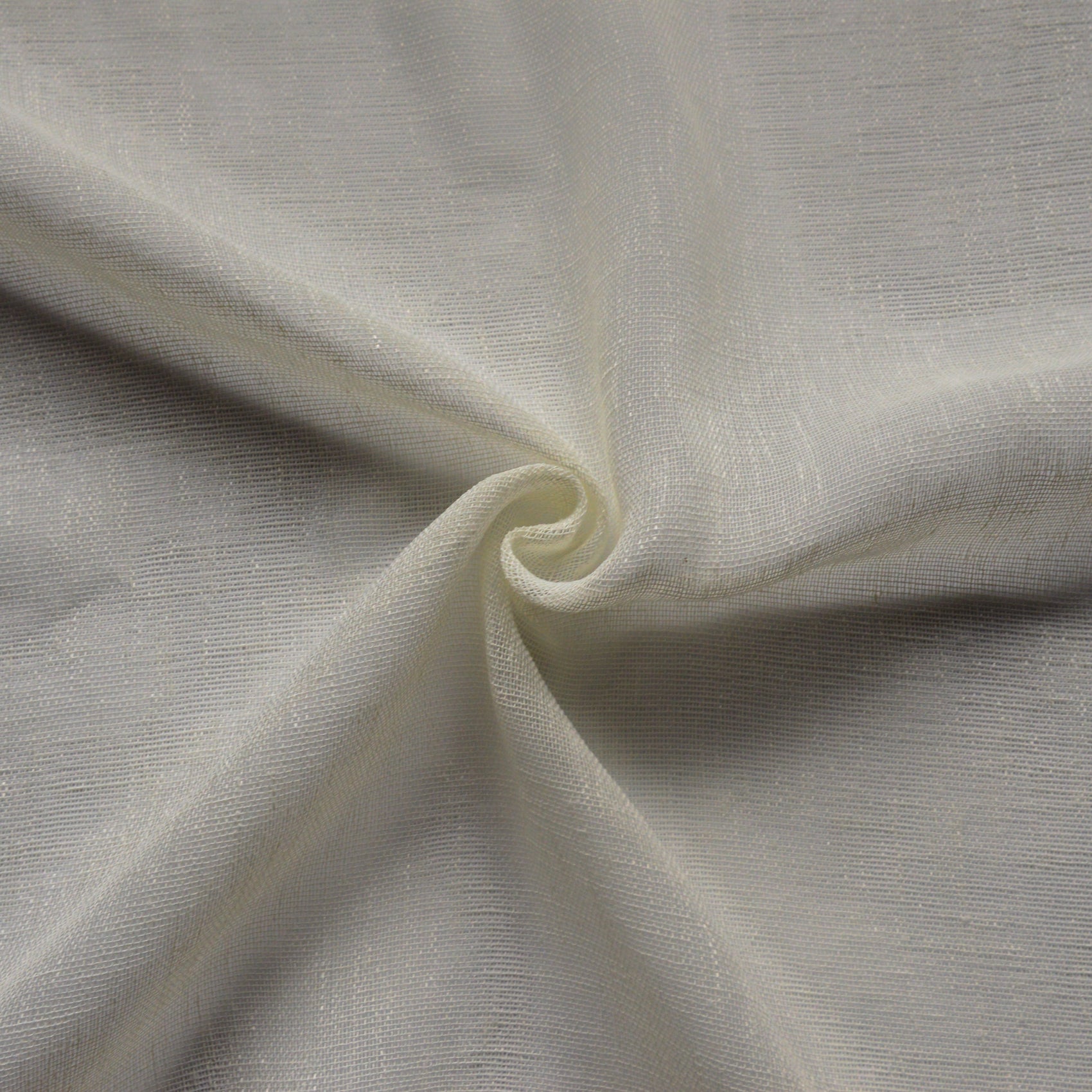 Voilage - Effet lin fluide - Ivoire - 140x240 cm - Polyester - 2