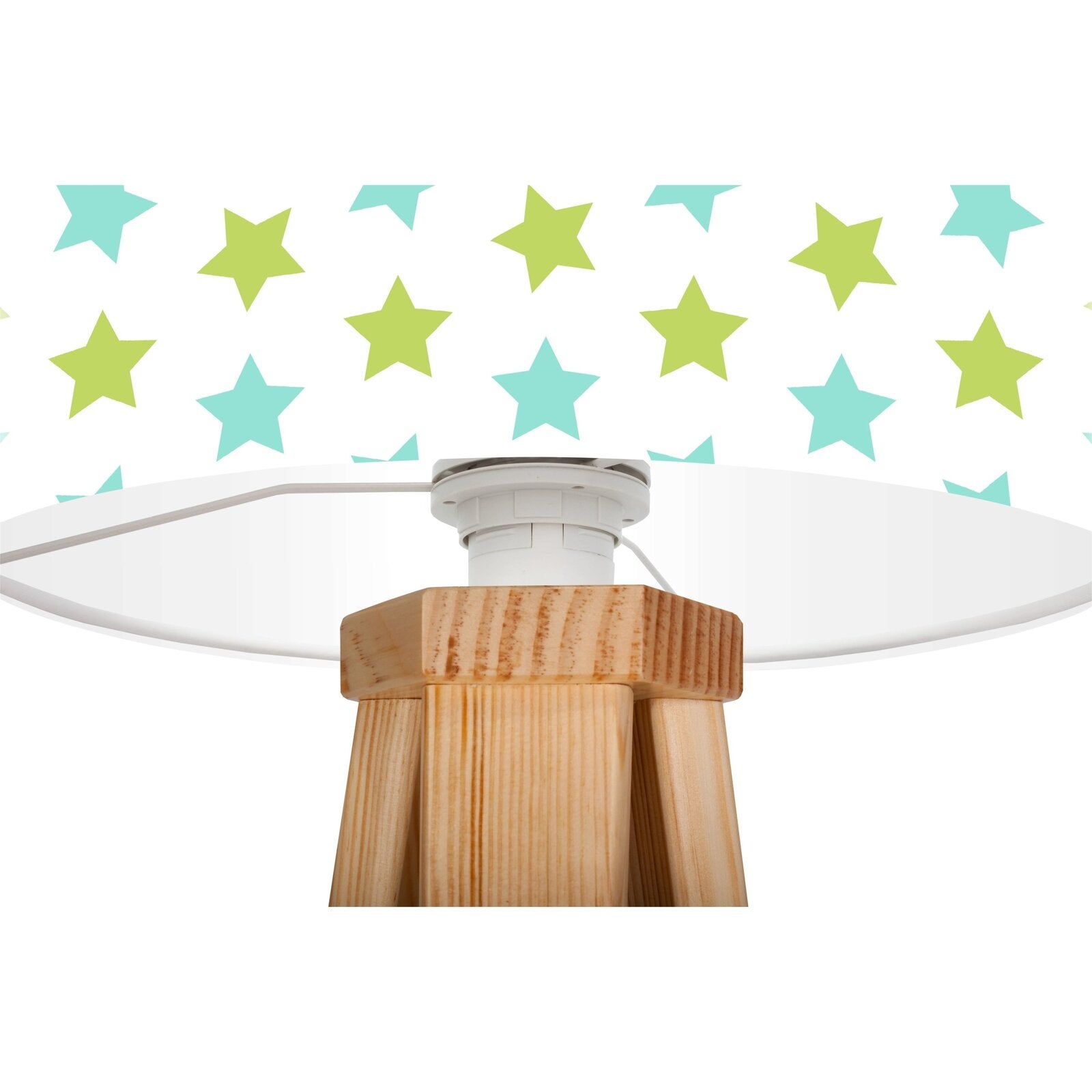 Lampe de chevet kids foto-263 30 x 30 x 45 cm Bois clair - 2