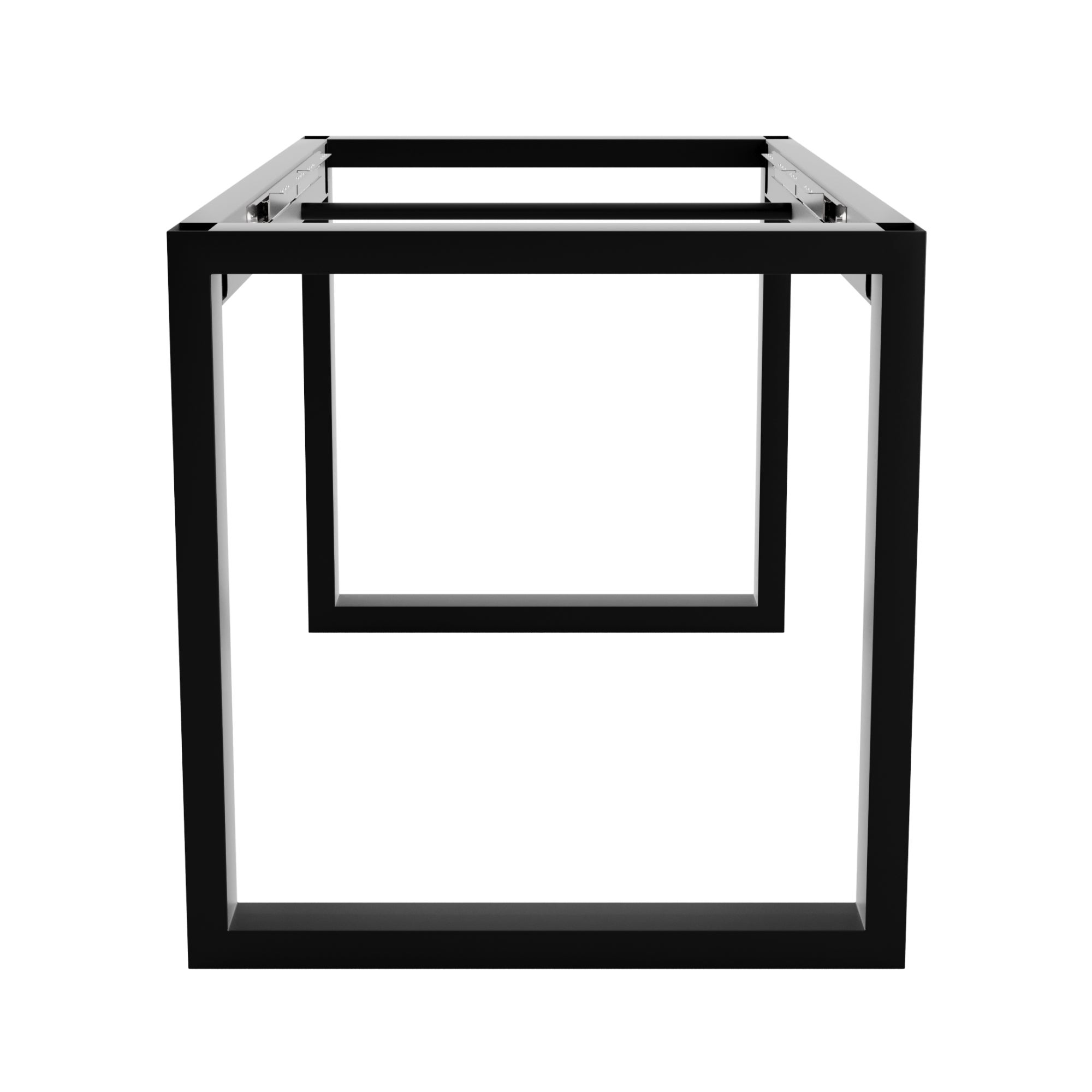 MetaloPro Eta Split - Pied de table extensible, stable, parfait pour salle à manger, salon ou cuisine, cadre en métal durable - 2