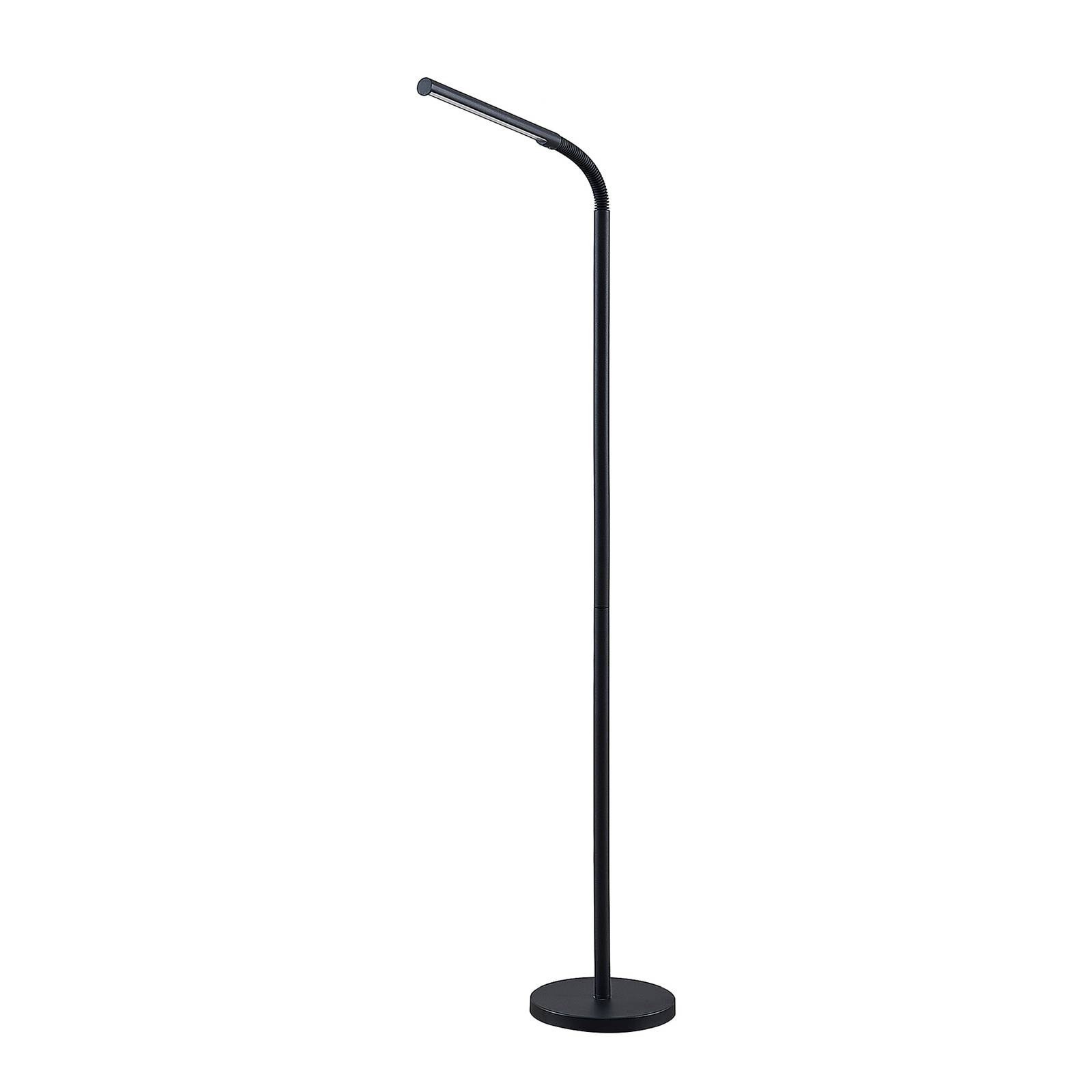 Lindby Romila lampadaire LED en noir, Lampadaire Sur Pied, Lampe a Pied ...